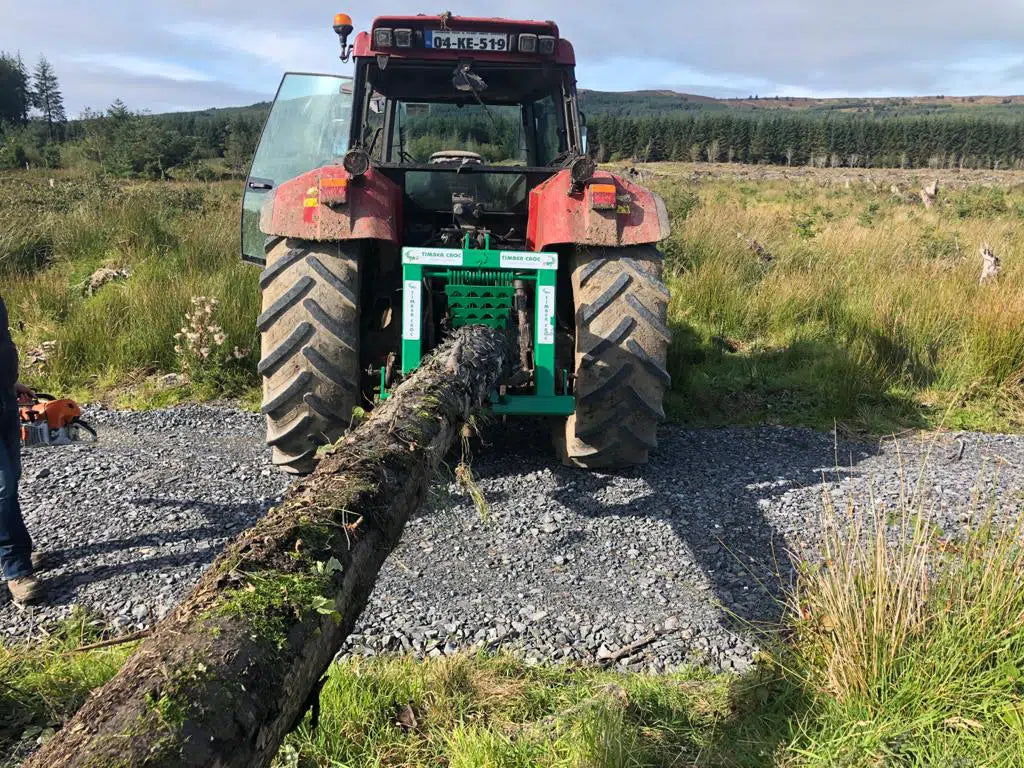 Timber Croc 3 Point Link Log Holder for Tractors - Extra Heavy Duty - Timber Croc Ireland