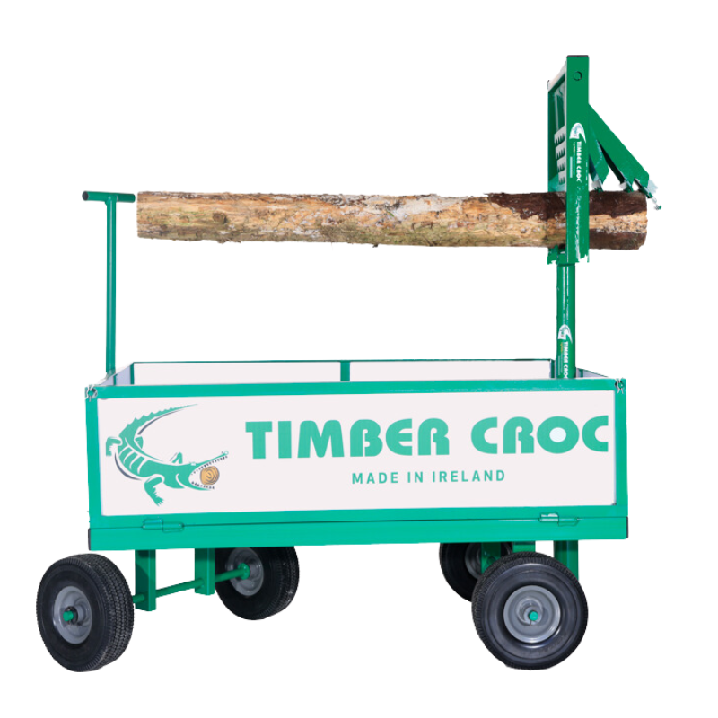 Timber Croc Log Cart with Built-in Log Holder - Timber Croc Ireland