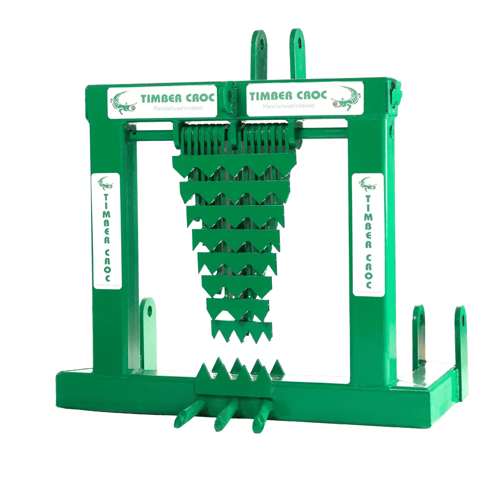 Timber Croc 3 Point Link Log Holder for Tractors - Extra Heavy Duty - Timber Croc Ireland