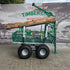 Holzscheithalter aus verzinktem Holz „Croc“