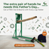 2026 Father's Day Offer - Green Timber Croc Log Holder + FREE Hat & AXE