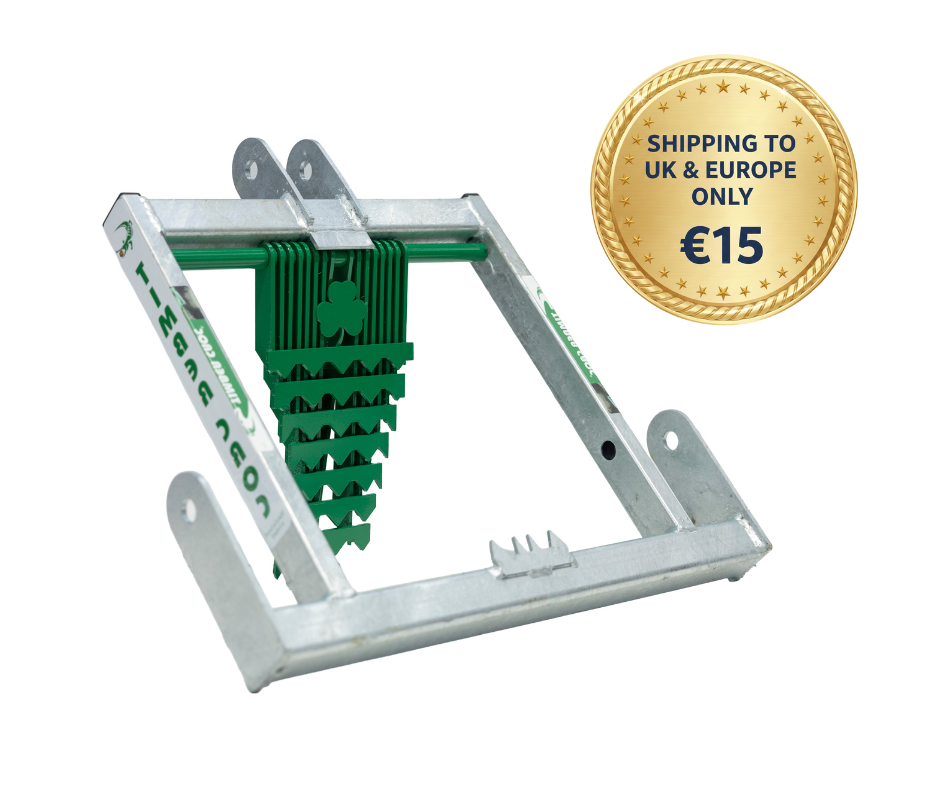 Galvanised Timber Croc 3 Point Link Cat 1 for Tractors - Heavy Duty