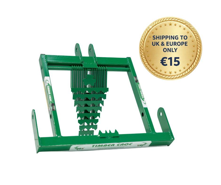 Timber Croc 3 Point Link Cat 1 for Tractors - Heavy Duty