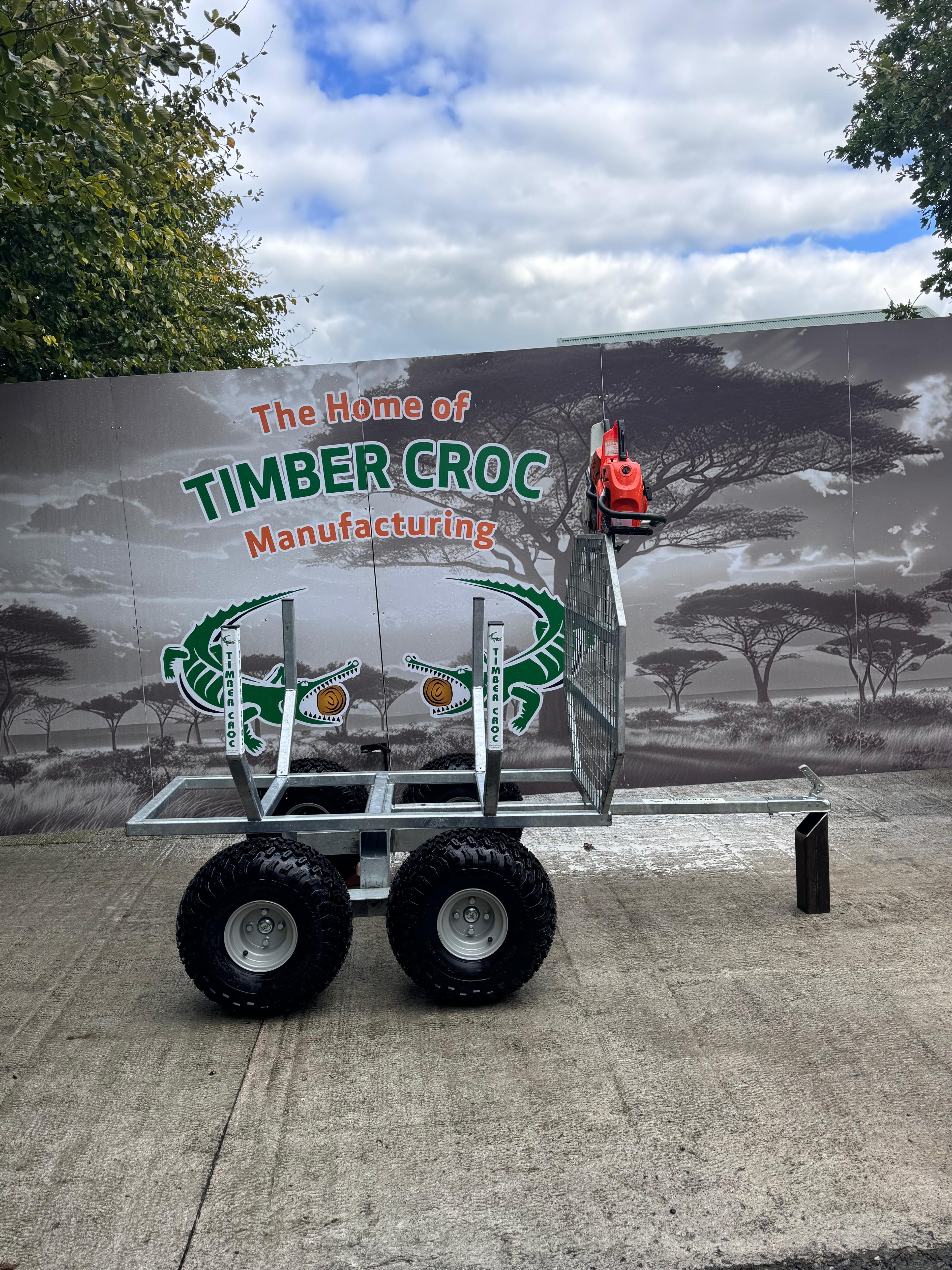 Galvanised Four Wheel Tandem Axle Trailer