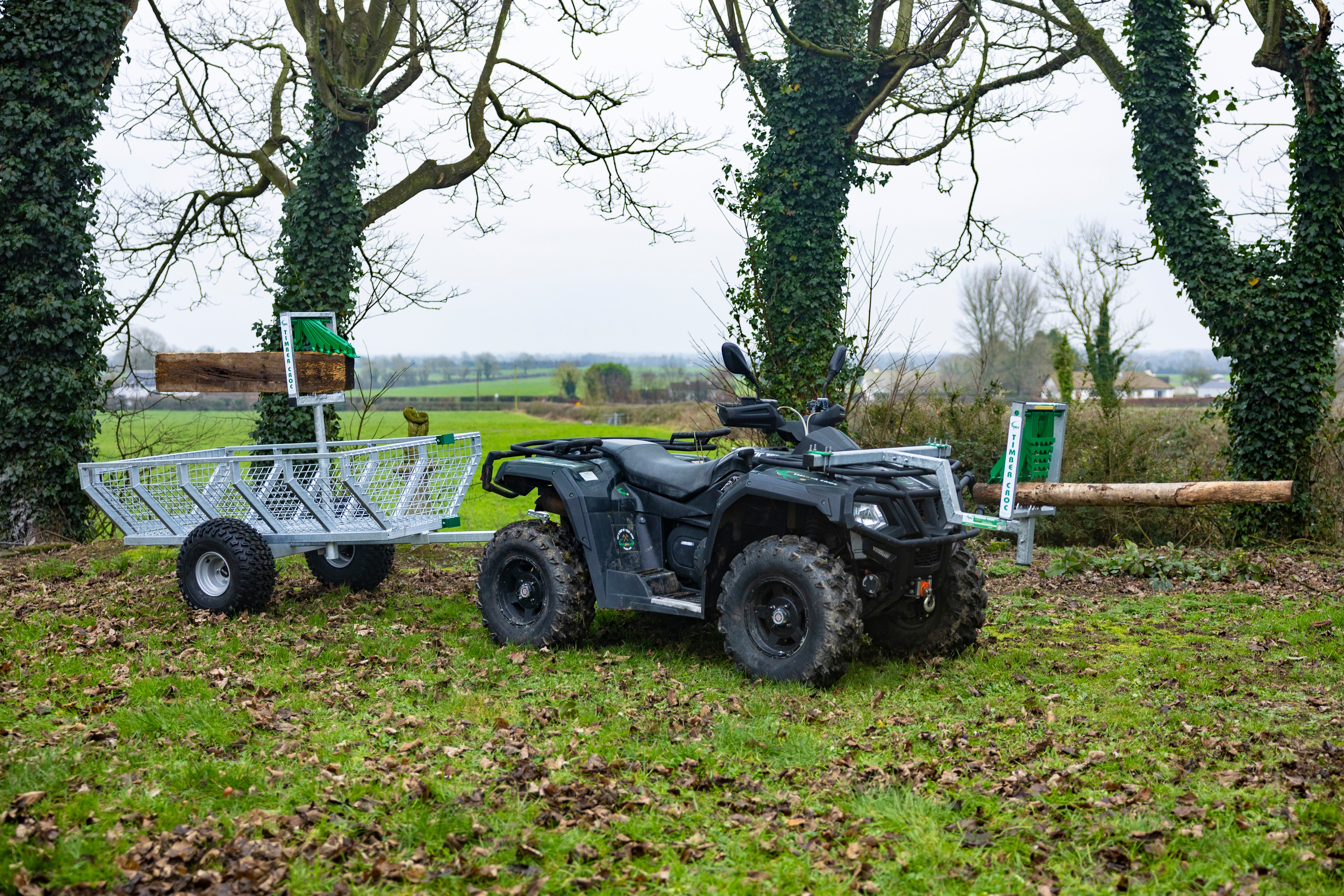 Timber Croc Quad Mounted Log Holder