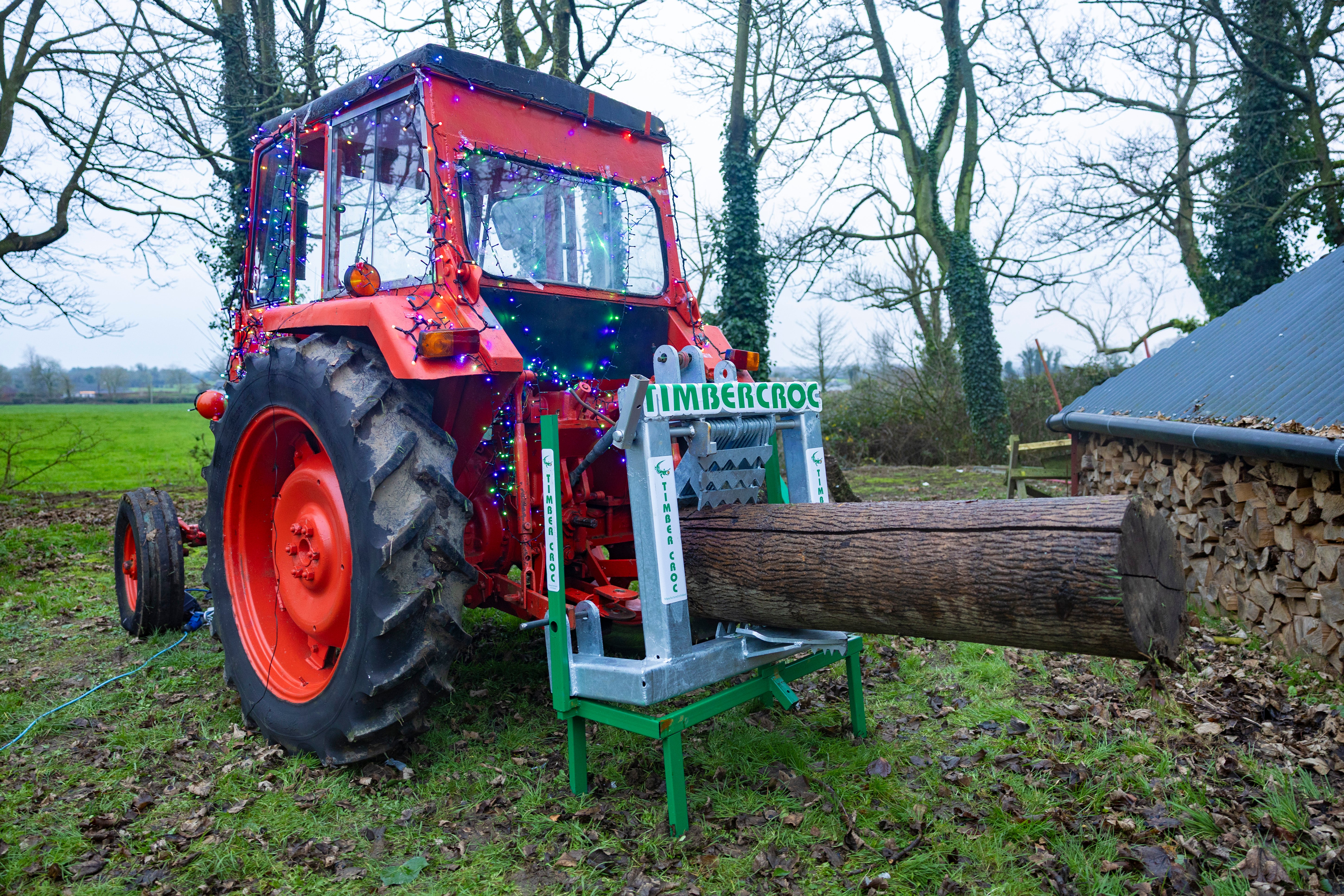 Galvanised Timber Croc 3 Point Link Cat 2 for Tractors - Extra Heavy Duty