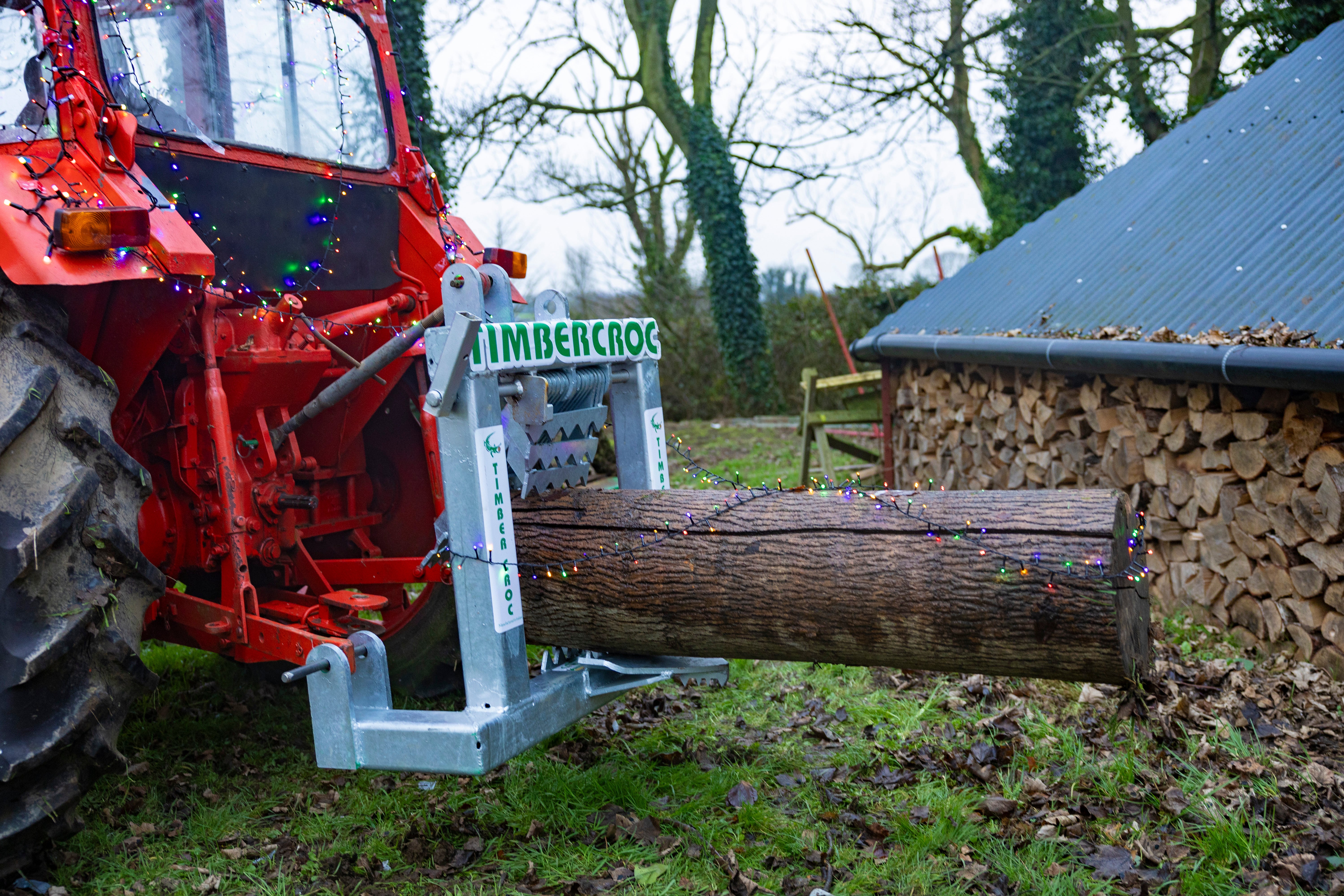 Galvanised Timber Croc 3 Point Link Cat 2 for Tractors - Extra Heavy Duty