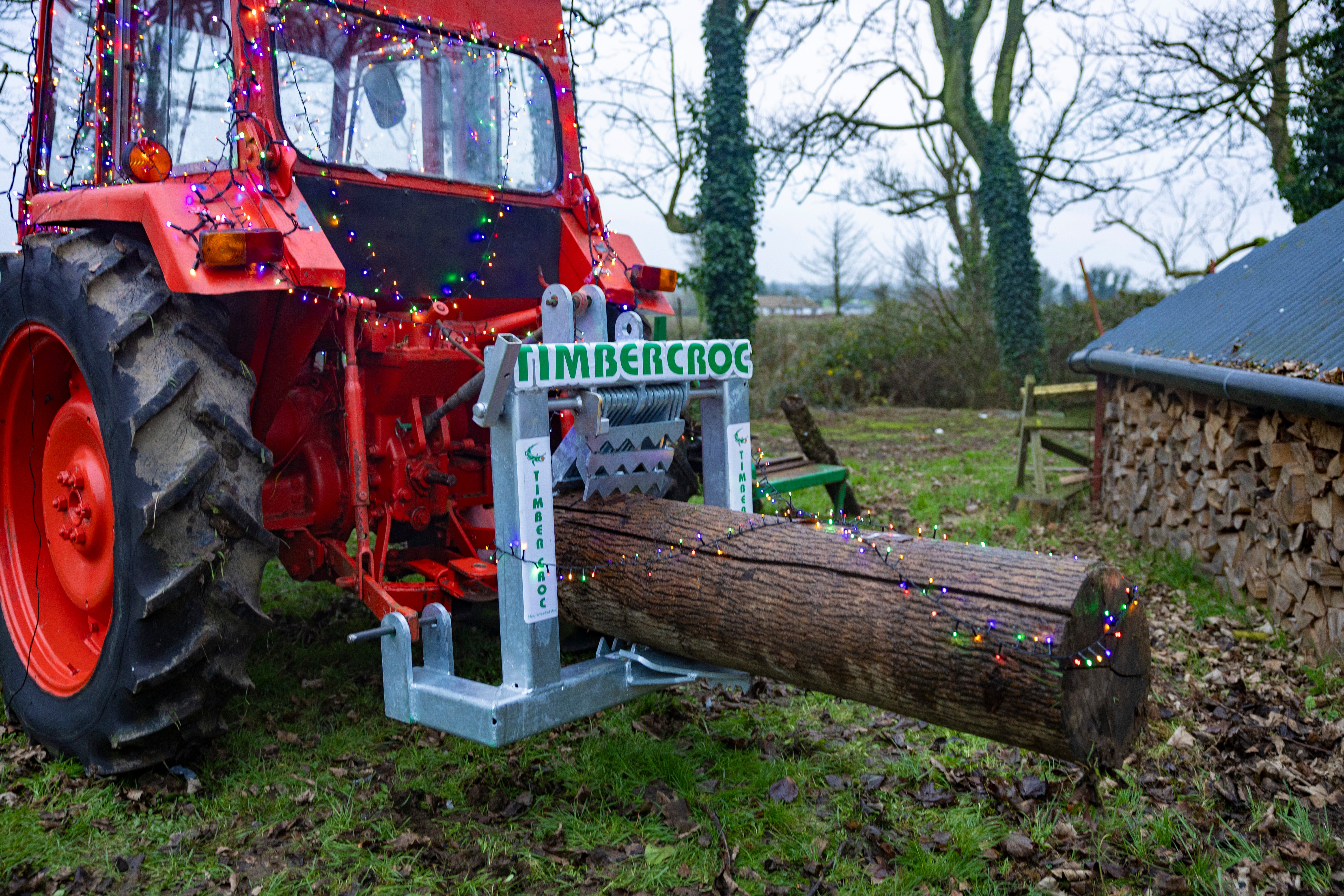 Galvanised Timber Croc 3 Point Link Cat 2 for Tractors - Extra Heavy Duty