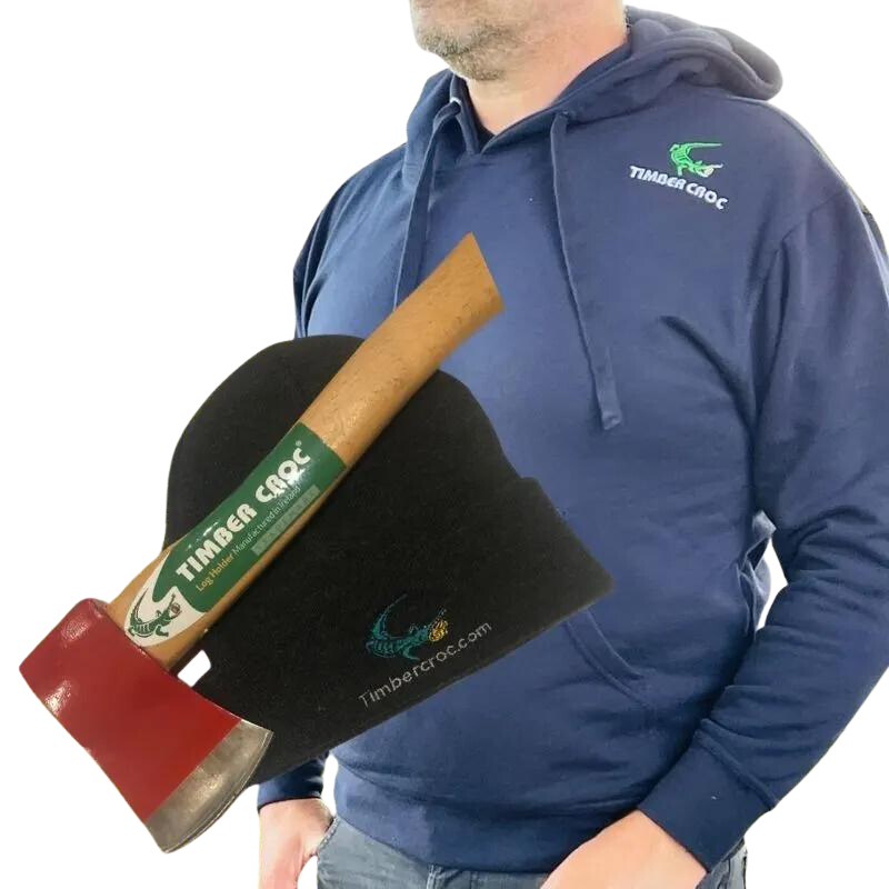 Hoodie with Axe and Hat Combo Pack - Timber Croc Ireland
